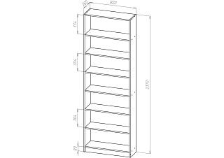 Стеллаж Билли - 04