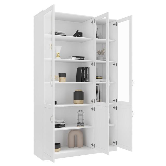 Книжный шкаф Библиограф - 3 №3 Белый