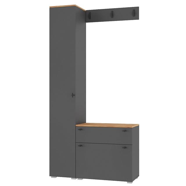 Прихожая Квели - 7 Графит