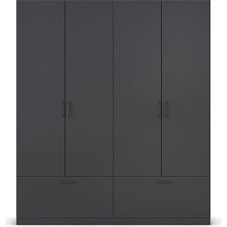 Шкаф распашной Бари - 3 Черный