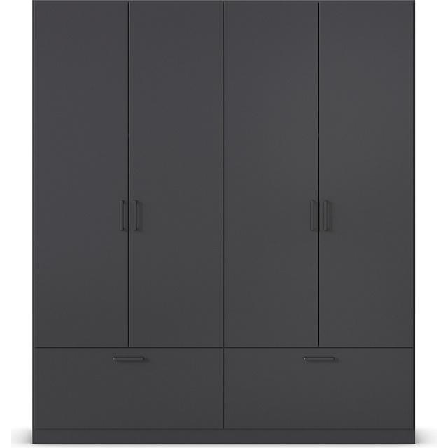 Шкаф распашной Бари - 3 Черный