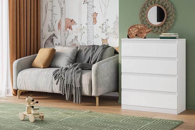 Комод Мальм - 16 Белый