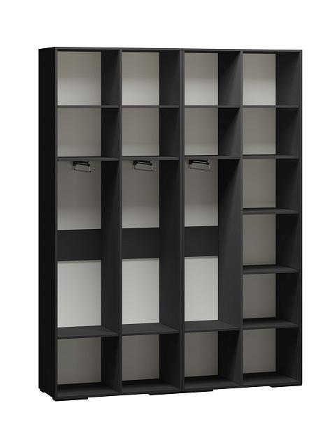 Шкаф распашной Брей - 2 Черный