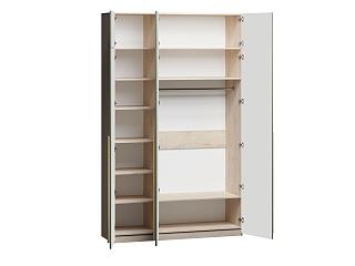 Шкаф распашной Микос - 3 МДФ с антресолью Шарли Green