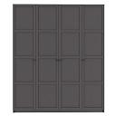 Шкаф распашной Скаген - 3 Графит