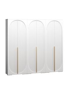 Шкаф распашной Брей - 3 Белый