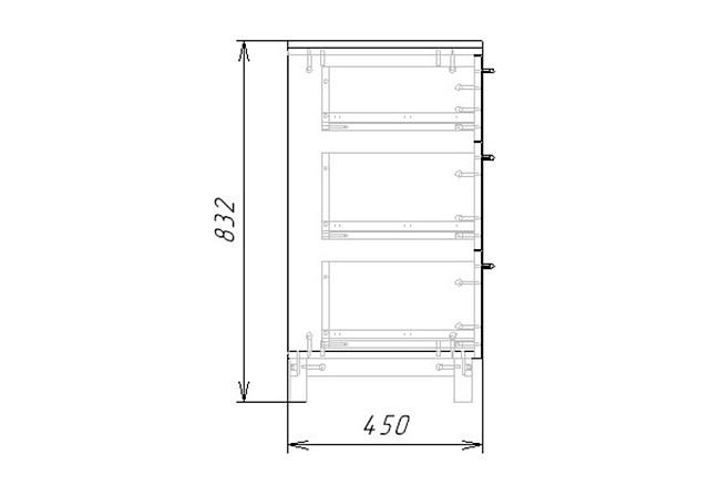 Комод Техас - 1 МДФ