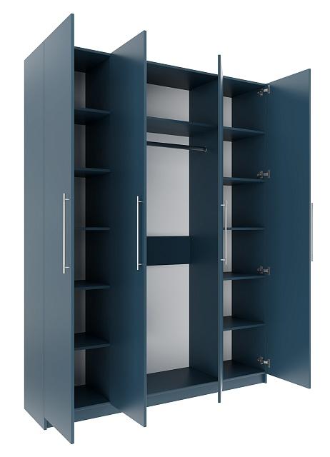 Шкаф распашной Калифорния - 4 Альби Полуночно-синий