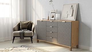 Комод Марвин Йорк - 25 Графит