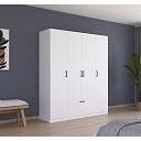 Шкаф распашной Бари - 1 Белый