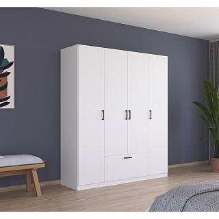 Шкаф распашной Бари - 1 Белый