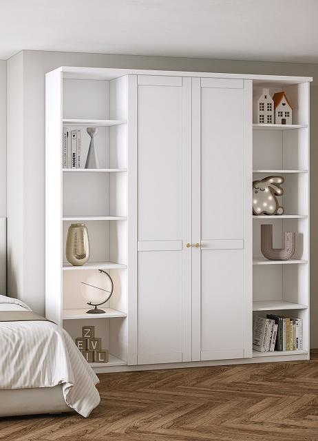 Шкаф распашной София РАХ - 34 МДФ Белый