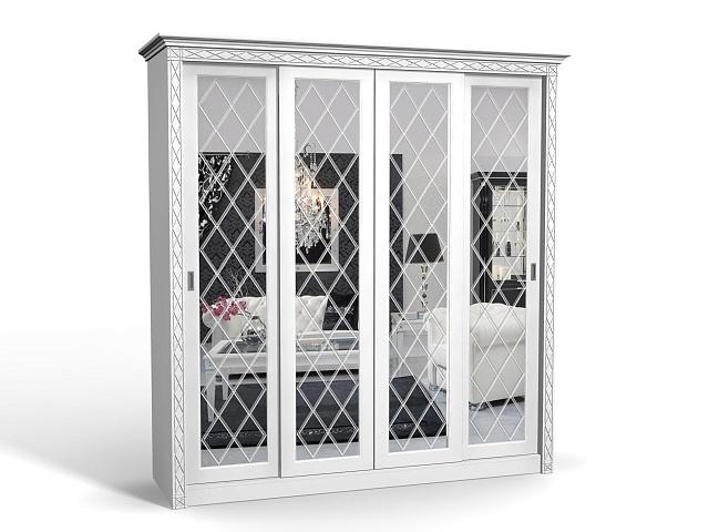 Шкаф-купе Кристалл - 4 МДФ