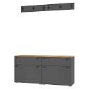 Прихожая Квели - 2 Графит