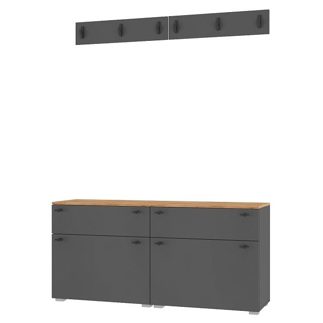 Прихожая Квели - 2 Графит