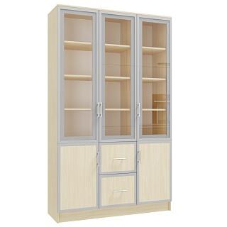 Книжный шкаф Альма - 16 Дуб Молочный