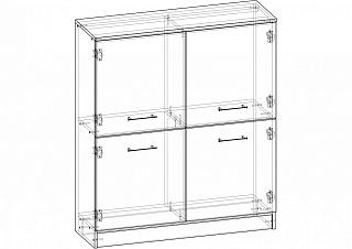 Комод Престиж - 3 МДФ
