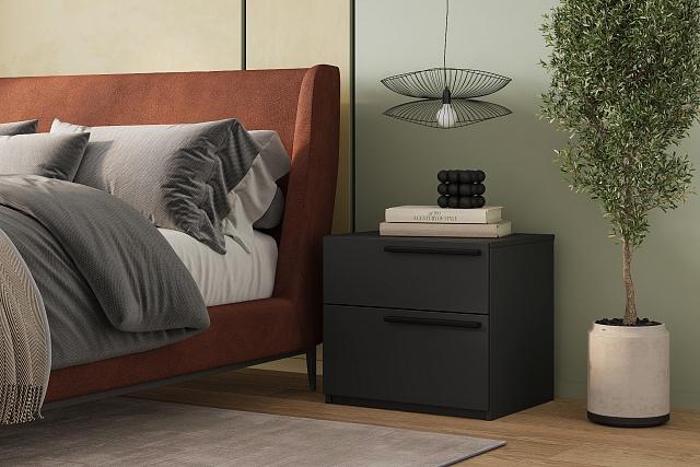 Тумба прикроватная Лорена Пакс - 4 Черный