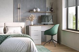 Письменный стол Салерно 2 Белый