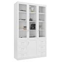 Книжный шкаф Библиограф - 3 №7 Белый