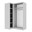 Шкаф-купе угловой Ромео - 6 Серый Камень