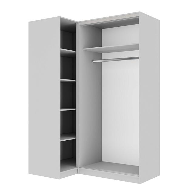 Шкаф-купе угловой Ромео - 6 Серый Камень