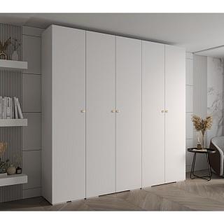 Шкаф распашной Люксор - 5 Белый