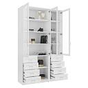 Книжный шкаф Библиограф - 3 №9 Белый