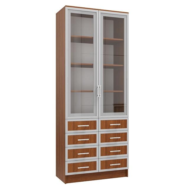 Книжный шкаф Альма - 12 Орех Экко