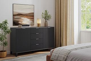 Комод Марвин 25 фрезеровка 8 Графит