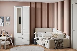 Шкаф распашной София РАХ - 18 МДФ Белый