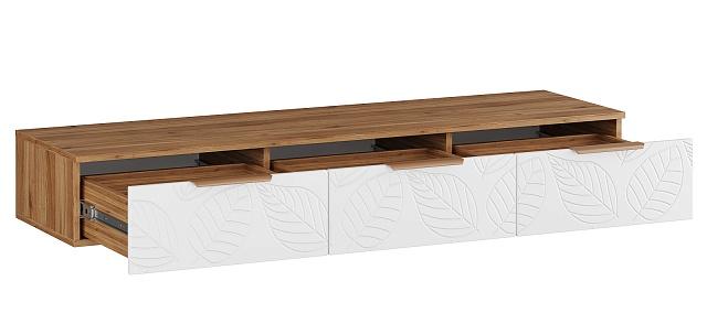 Тумба под ТВ подвесная Асти - 1 Белый