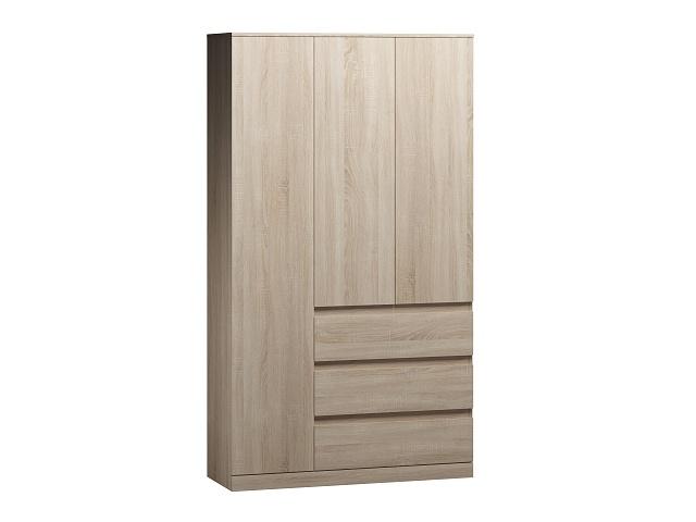Шкаф распашной Мальм - 3 Дуб Сонома