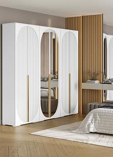 Шкаф распашной Брей - 3.1 Белый