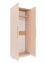 Шкаф распашной Калифорния - 2 Сатин