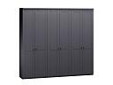 Шкаф распашной София РАХ - 7 МДФ Графит