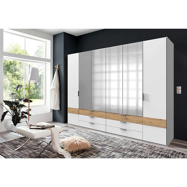 Шкаф распашной Париж - 1 Белый