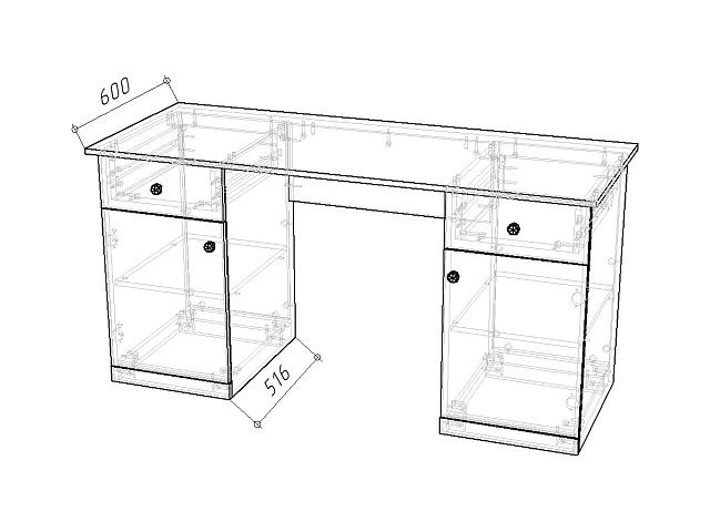 Детская стенка Стрекоза - 11 МДФ Космея