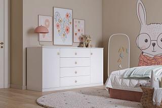 Комод Скарабей Mini - 3 Белый