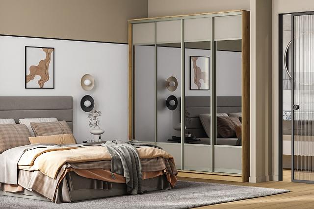 Шкаф-купе Борнео - 4.6К Дуб Золотистый