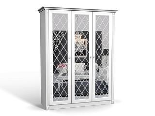 Шкаф распашной Кристалл - 3 МДФ