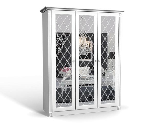 Шкаф распашной Кристалл - 3 МДФ