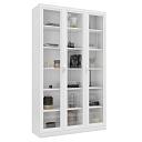 Книжный шкаф Библиограф - 3 №1 Белый