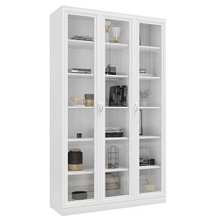 Книжный шкаф Библиограф - 3 №1 Белый