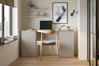 Письменный стол Салерно 3 Кашемир