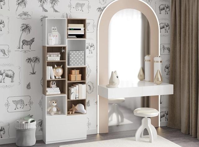 Стеллаж Олли - 6 Дуб Сонома