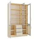 Книжный шкаф Альма - 17 Дуб Молочный