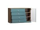Комод Скарабей - 2 МДФ Аквамарин