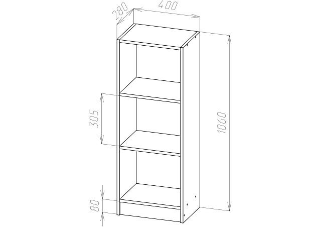 Стеллаж Билли - 08