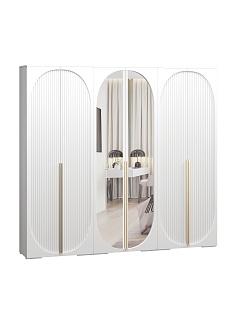 Шкаф распашной Брей - 3.1 Белый